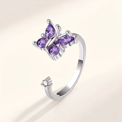 Butterfly Spinner Ring