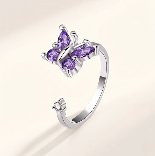Butterfly Spinner Ring