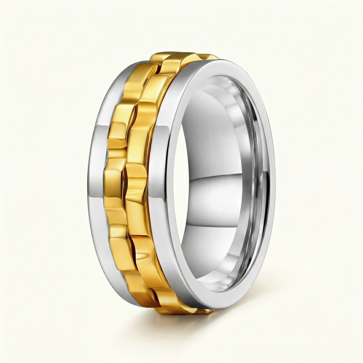 Bague tournante en obsidienne