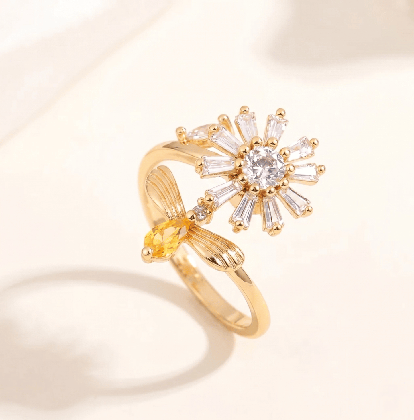 Anillo giratorio de cristal
