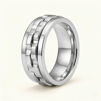 Bague tournante en obsidienne